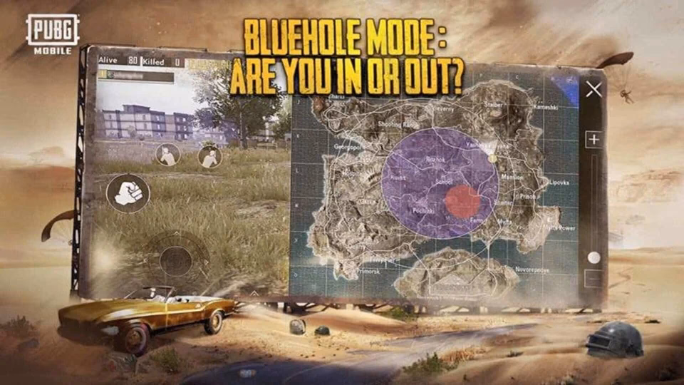 What is a play zone in PUBG Mobile?