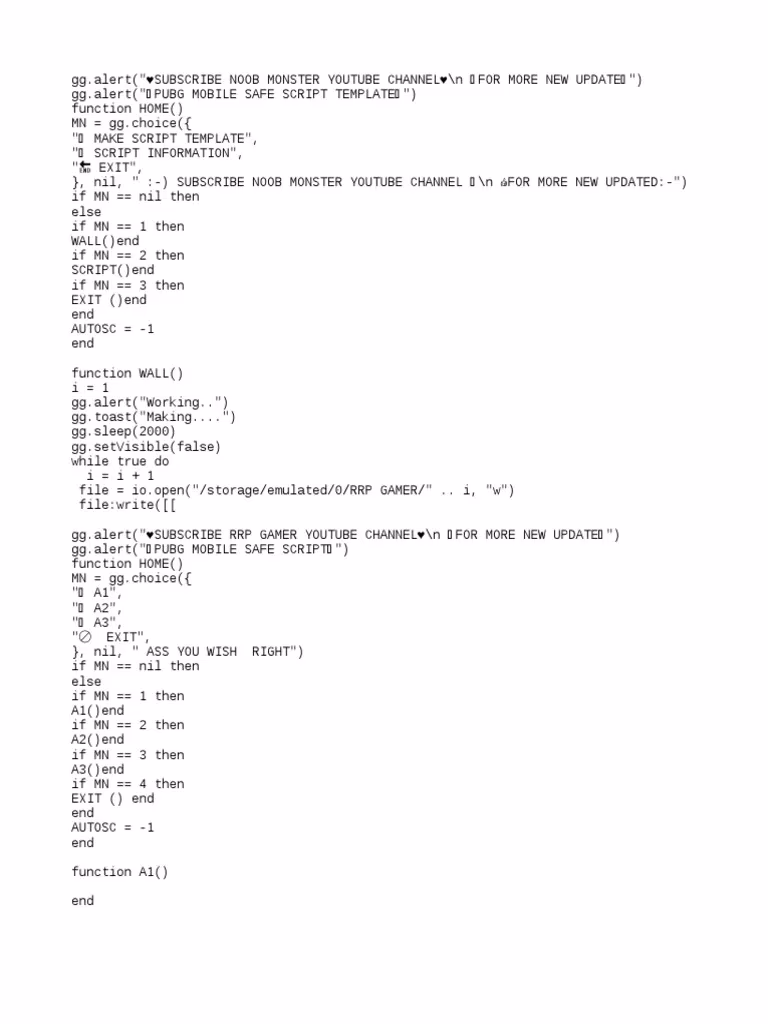 Does a lean spam script work in PUBG?