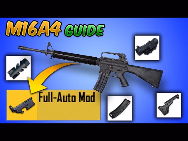 How do I inspect M16A4 skins in PUBG Mobile?