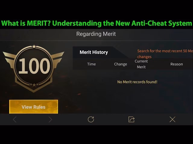 How to increase merit in PUBG Mobile?