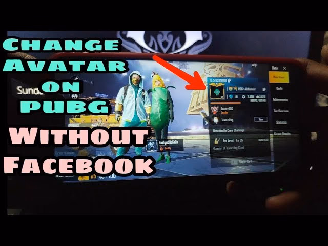 How do I change my profile photo in BGMI?