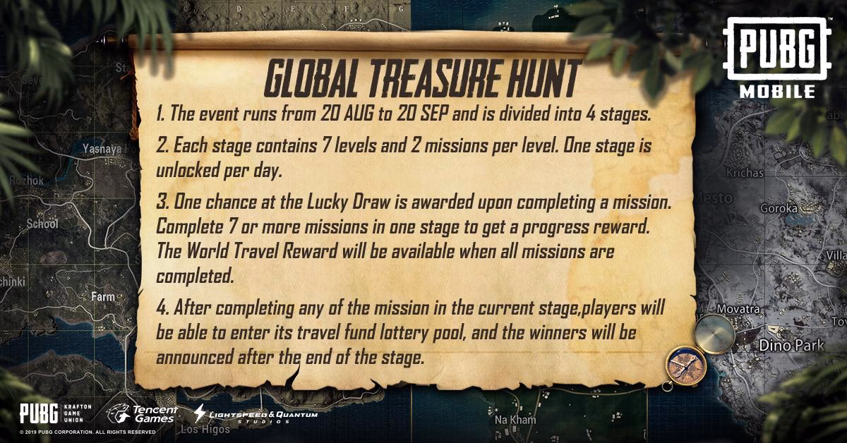 What is the treasure hunt event?