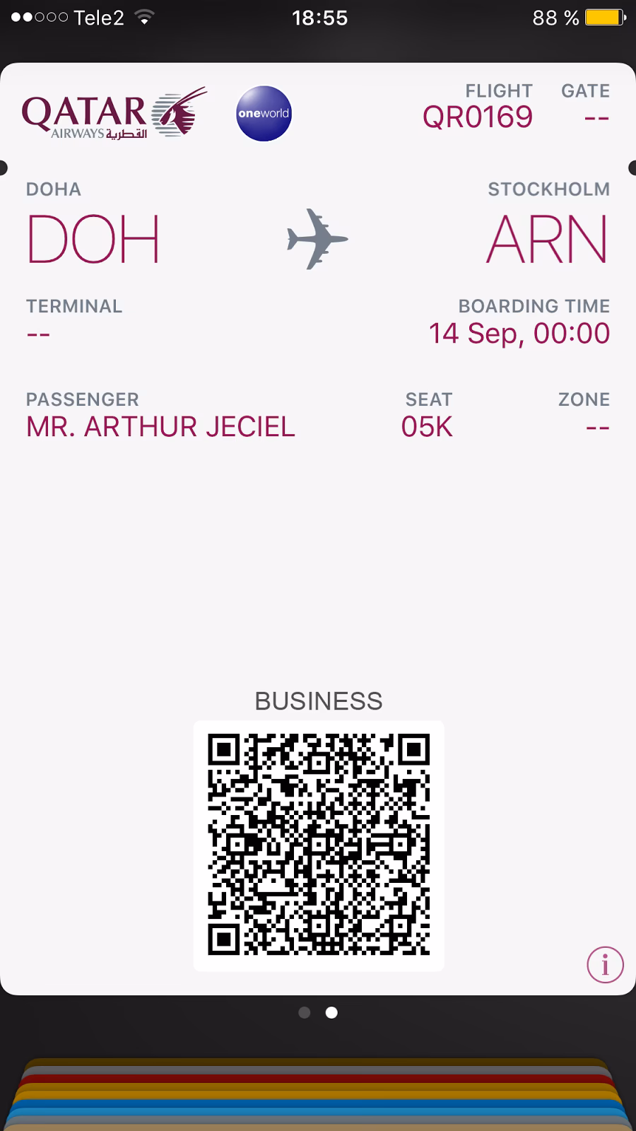 How do I create a baggage label on Qatar Airways?