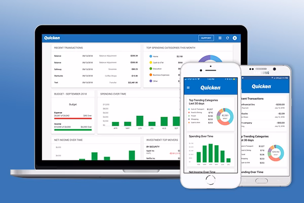 Does Quicken have a mobile app?