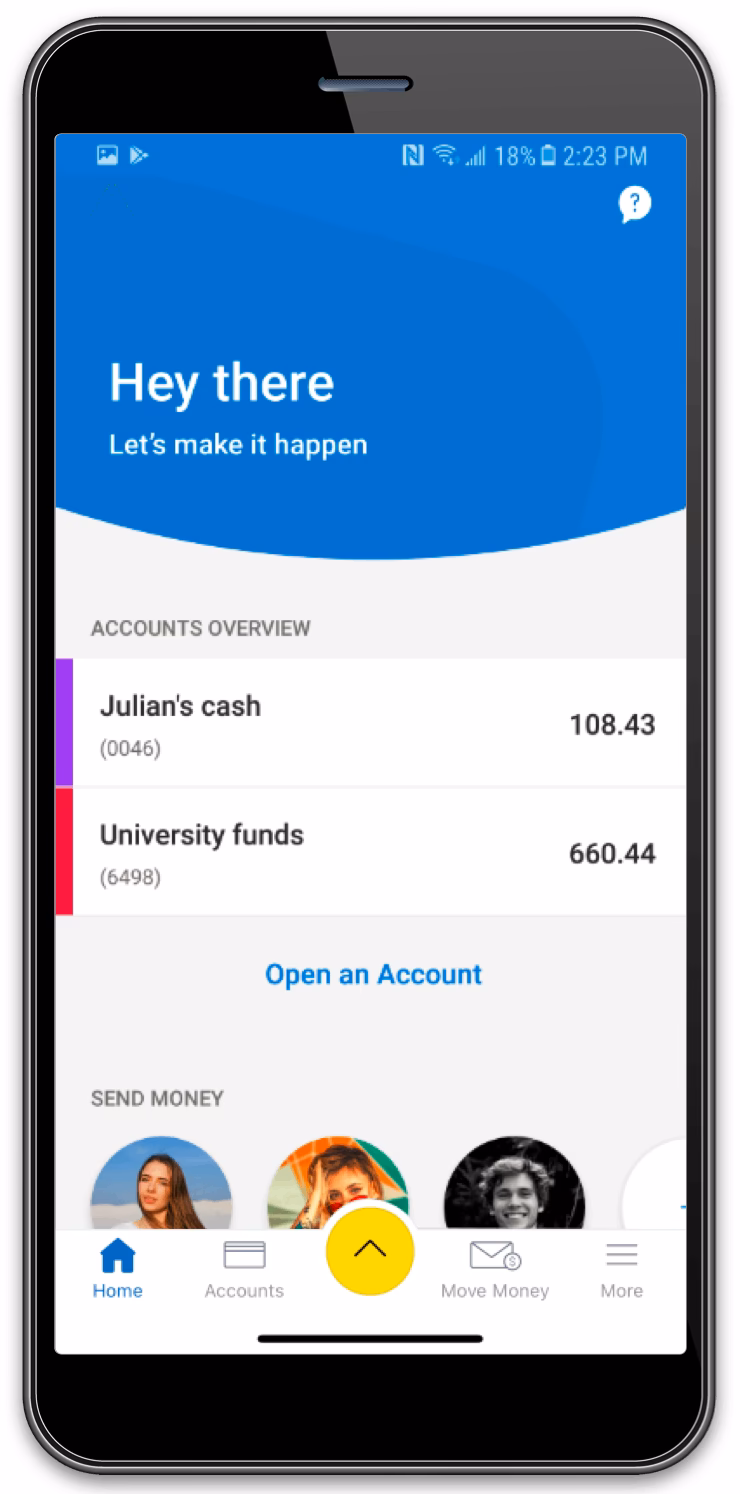 Who provides RBC online banking?