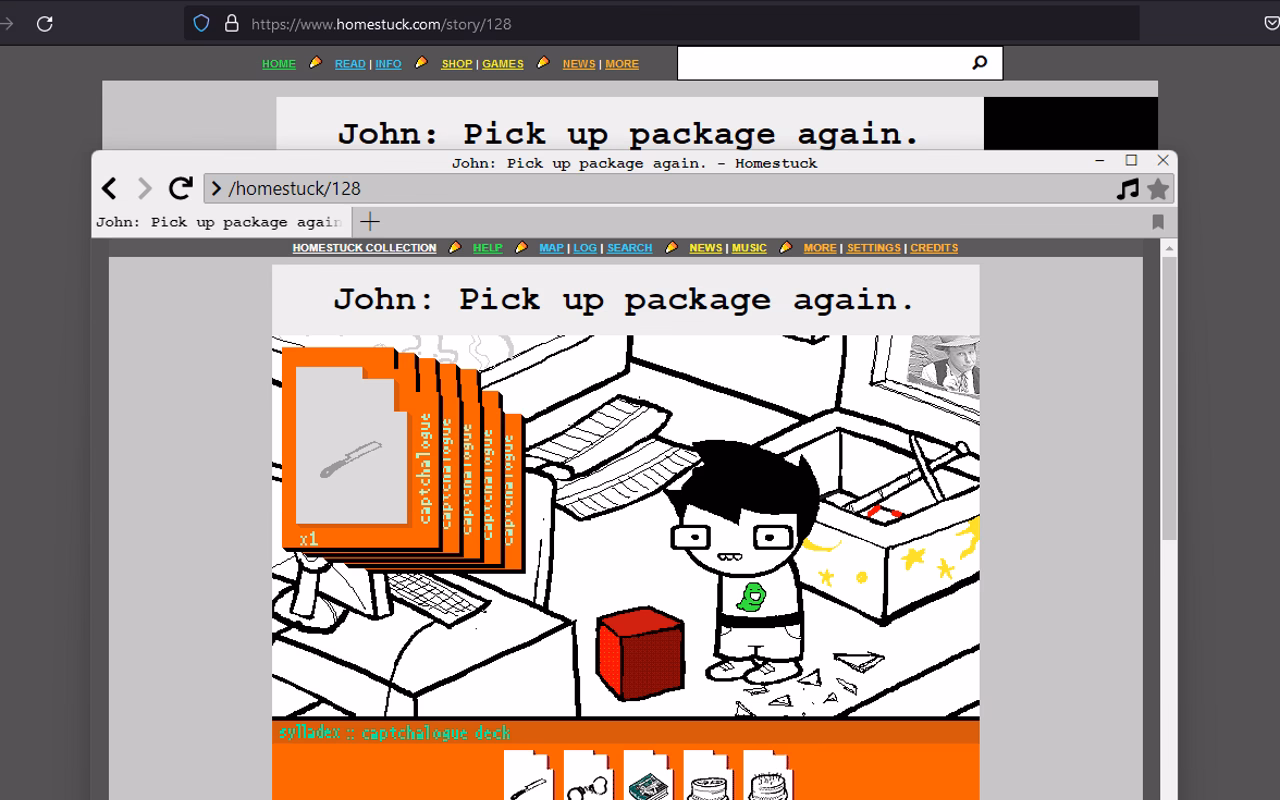 Does Homestuck in long work on mobile?