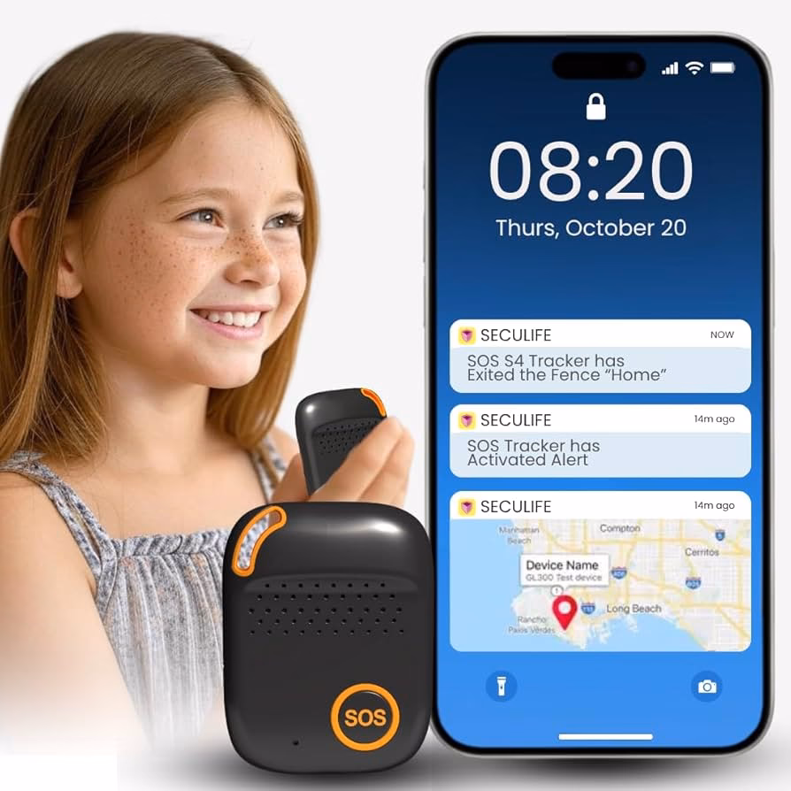 What are the key features of a GPS tracker?