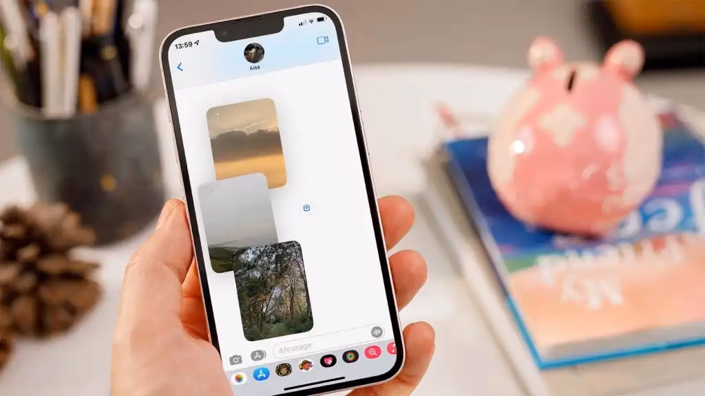 How do I get pictures on my iPhone?