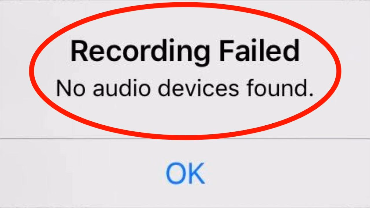 Why isn't my iPhone recording audio?