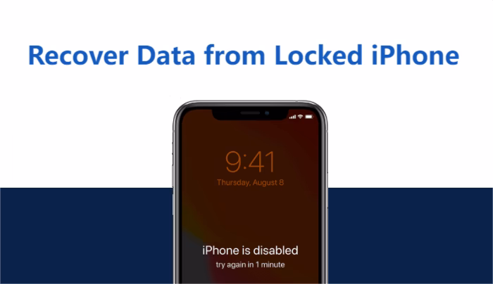 Can I recover data if my iPhone is still locked?