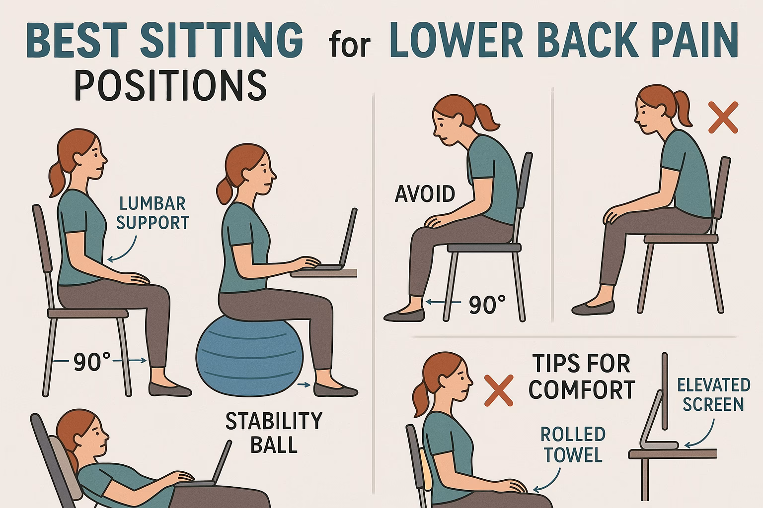 Does sitting posture affect LBP?