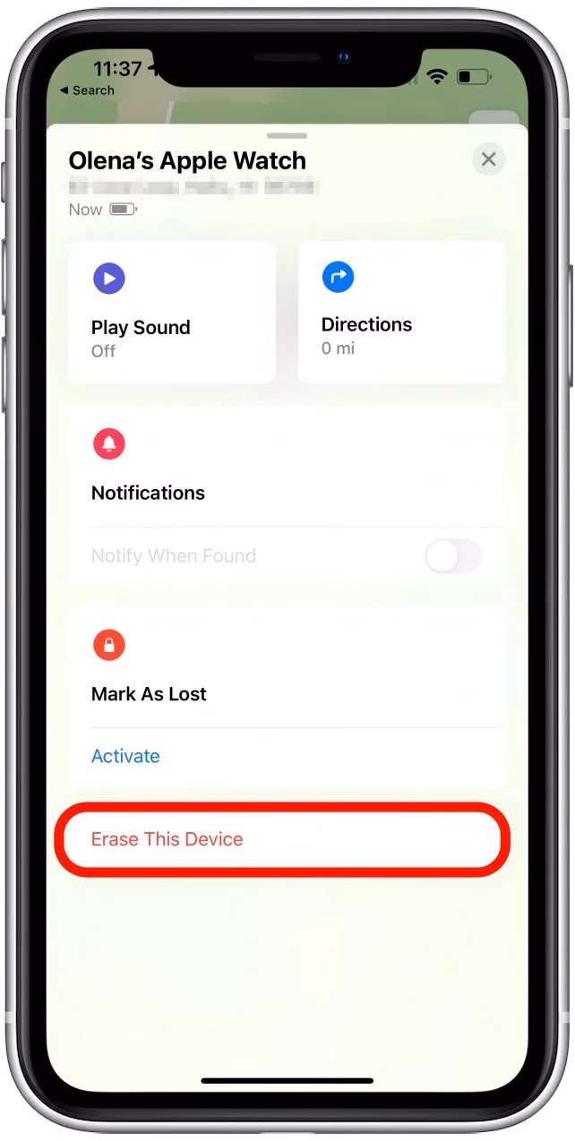 How do I Delete my Lost Apple Watch?