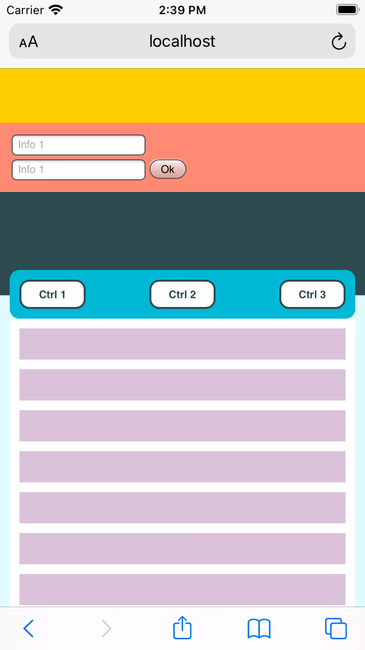 How to adjust viewport size if browser address bar is visible?