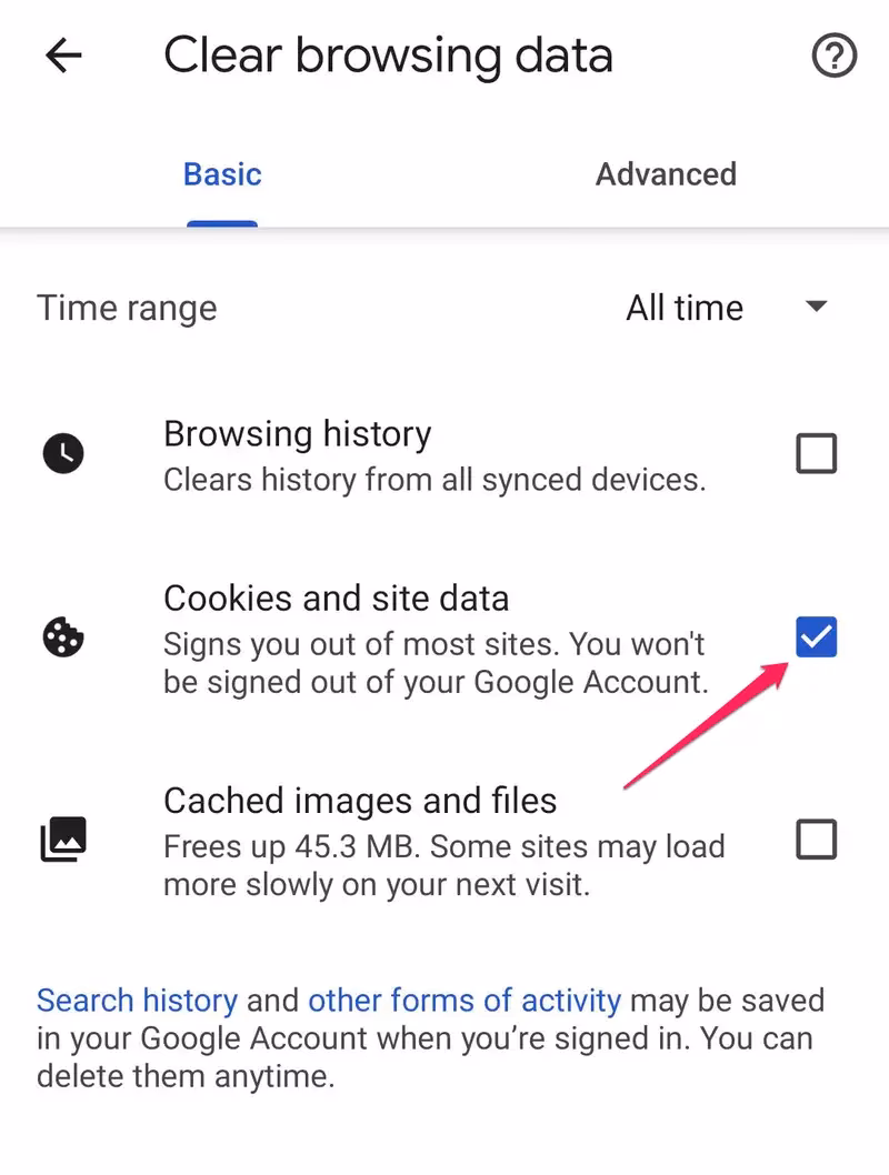 How do I remove cookies from chrome?