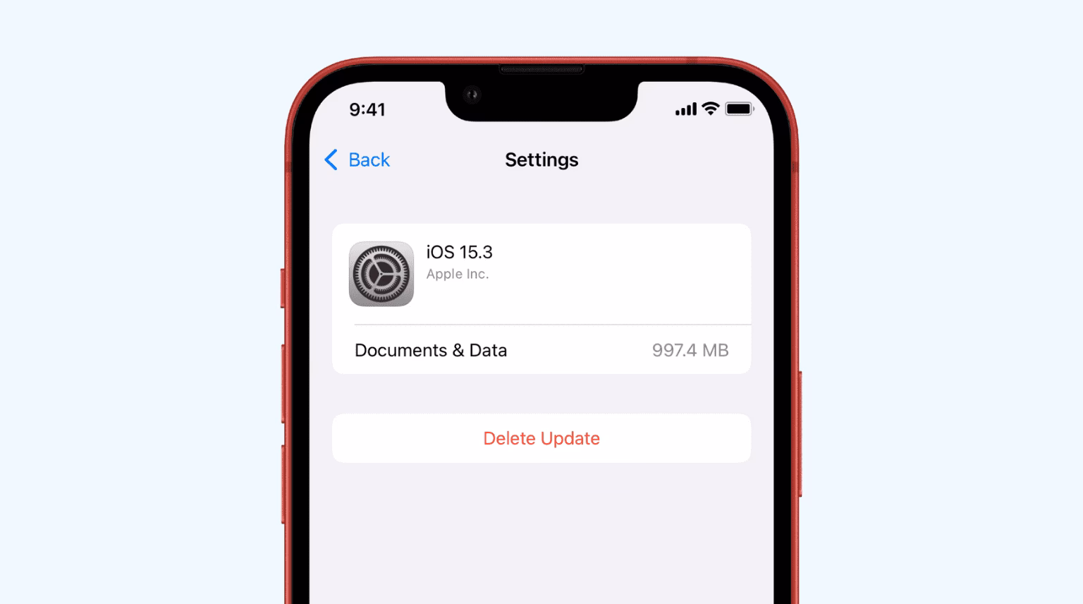 How to delete iOS 26 update?