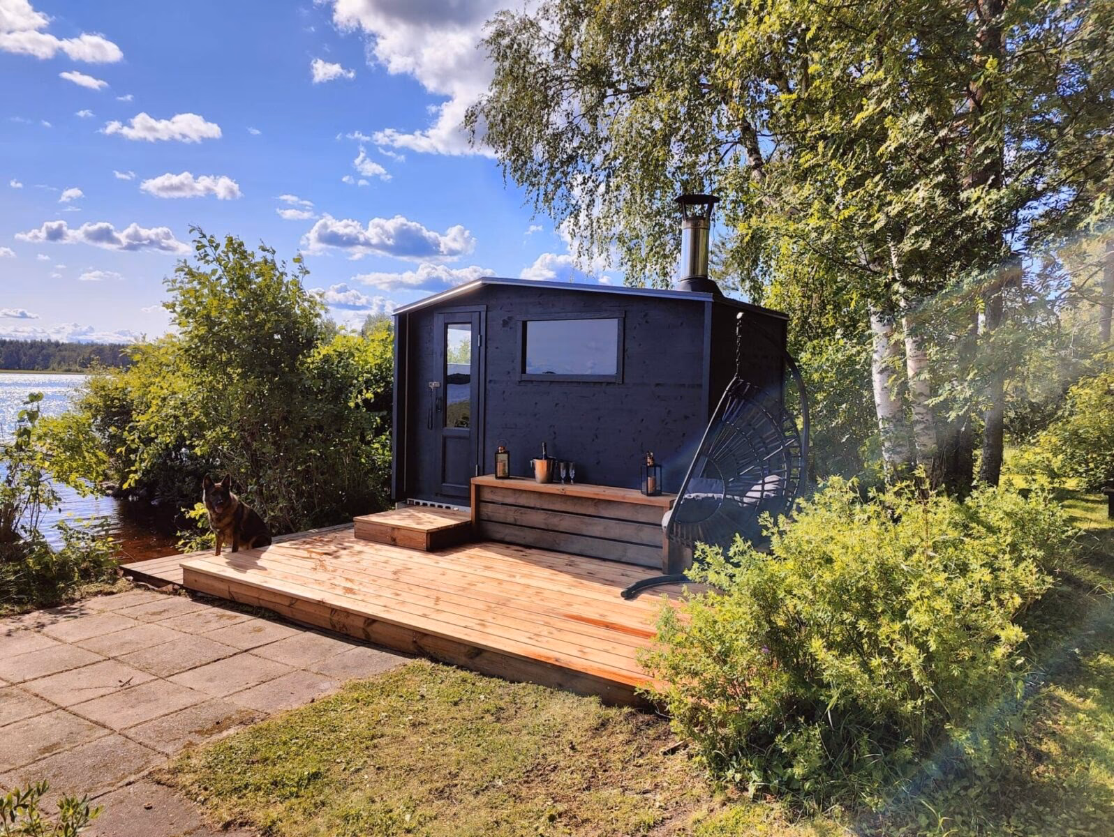 Are Finnish saunas a good place to wash yourself?