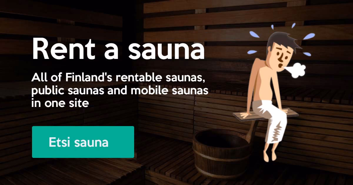 Are Finnish saunas a good place to wash yourself?