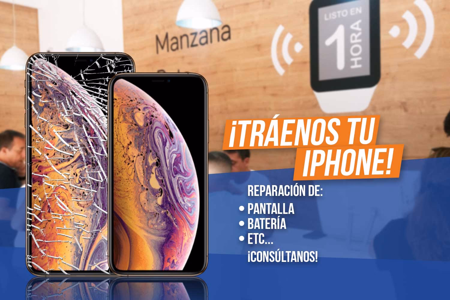 ¿Cuánto tiempo se tarda en arreglar un iPhone?