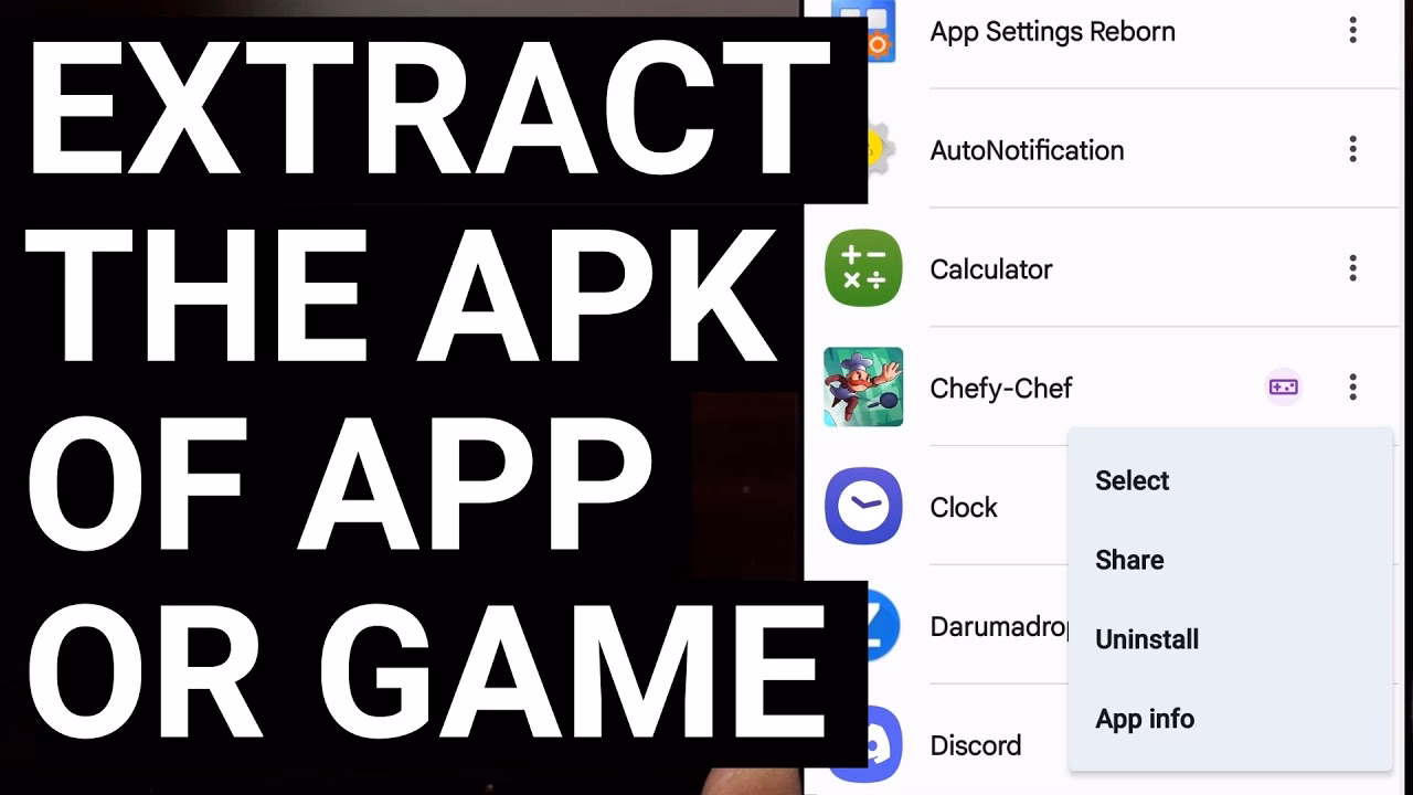 How do I find APK files on my Android phone?