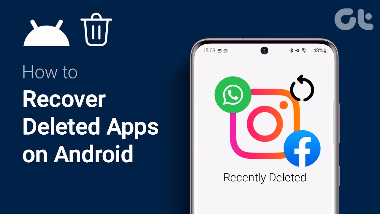 How do I find uninstalled apps on Android?