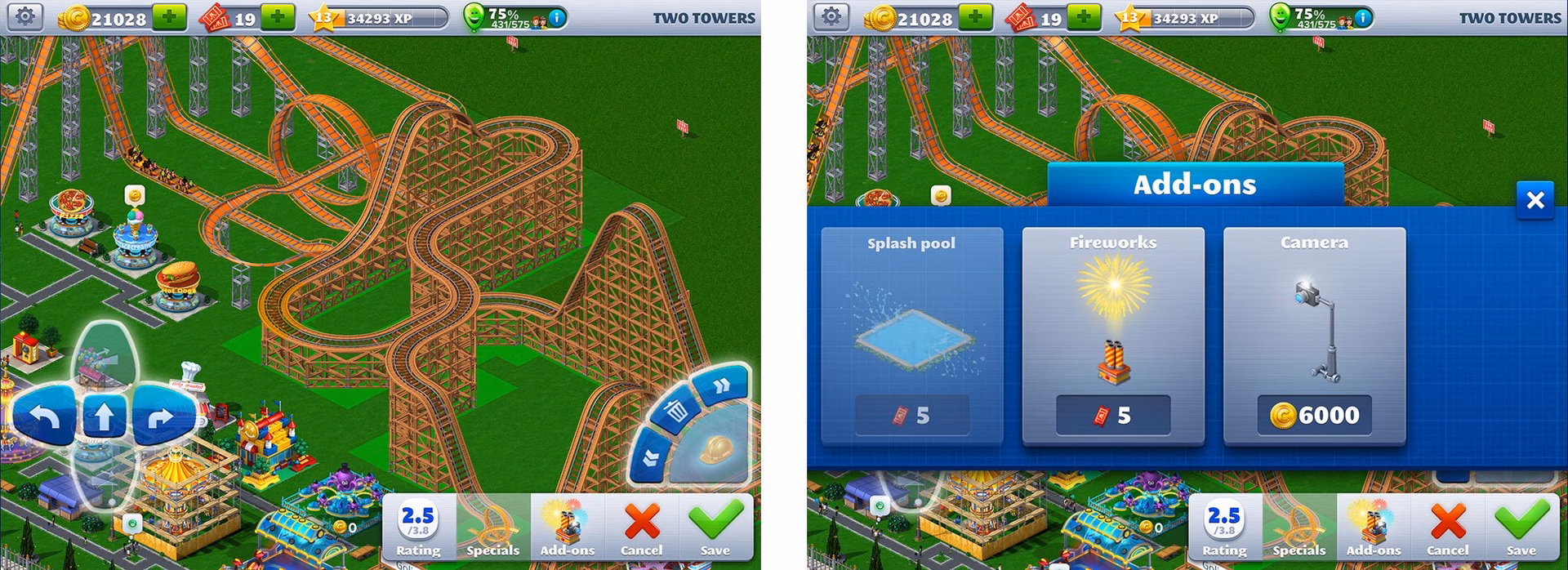 Are there cheats in RollerCoaster Tycoon games?