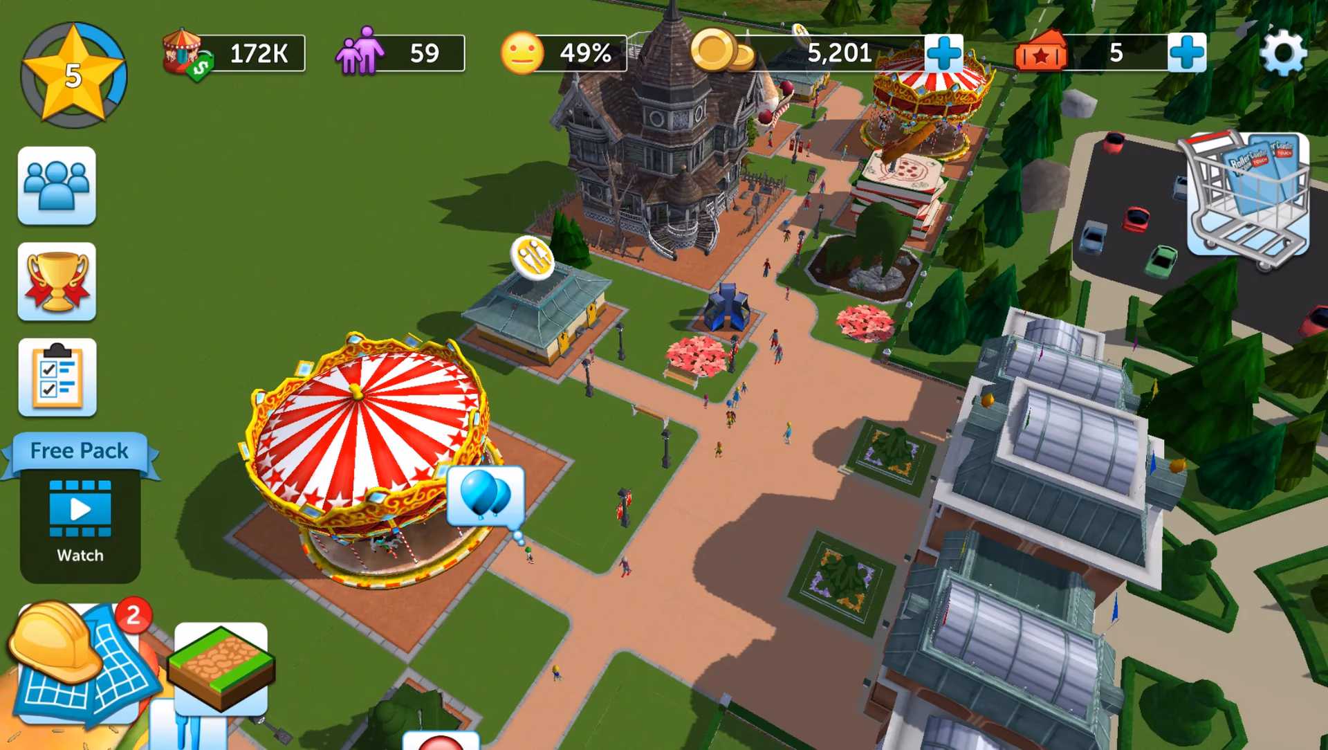 Does RollerCoaster Tycoon Touch have updates?