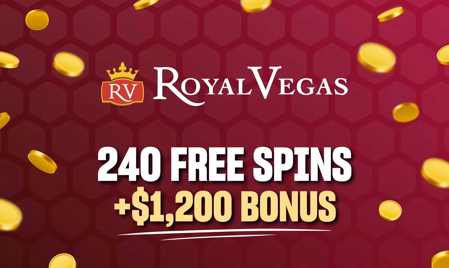 What is a 1 dollar Royal Vegas casino bonus?