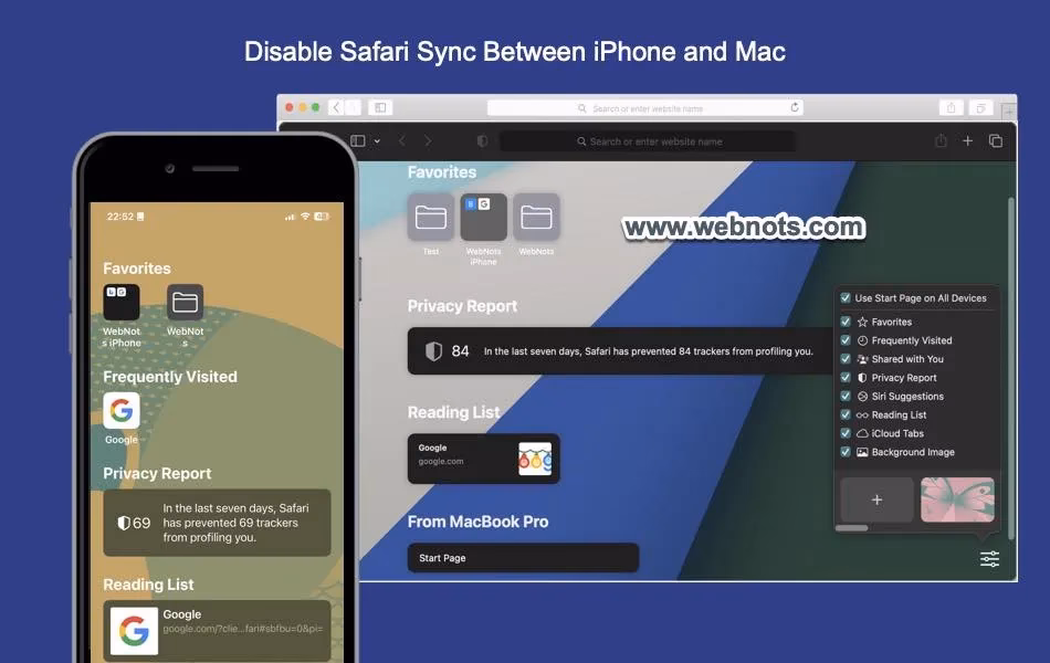 Can iCloud sync bookmarks with Safari?