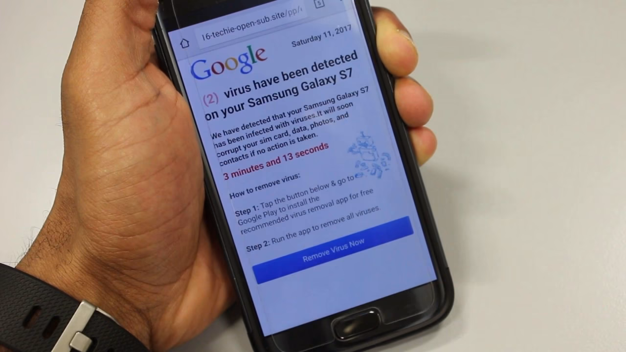 Does Samsung have a virus protection app?
