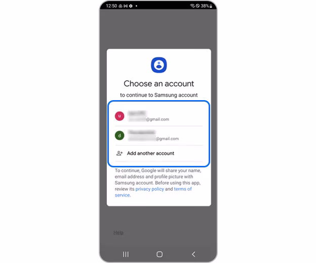 How to delete a Samsung account?