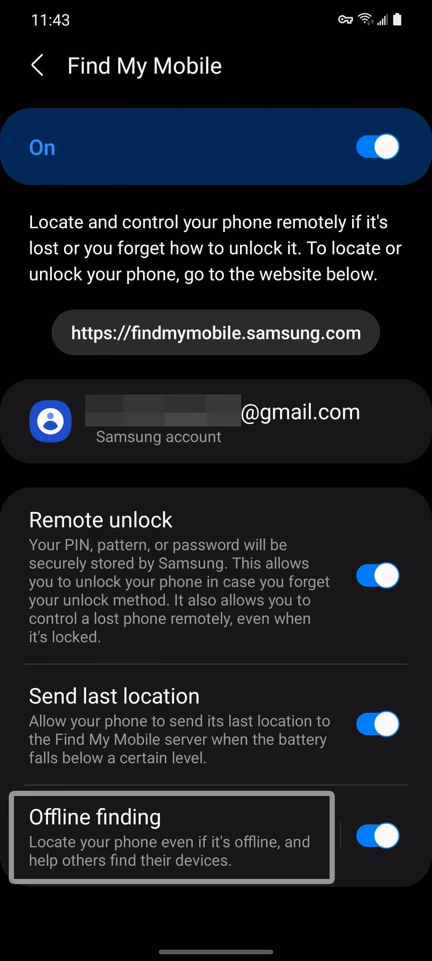 How do I Find my Samsung phone online?