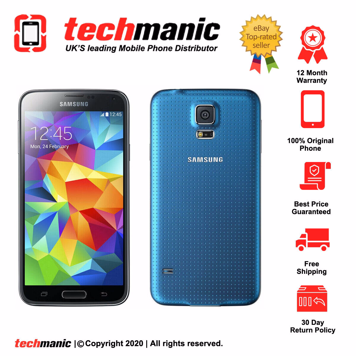 How many Samsung Galaxy S5 are left in stock?