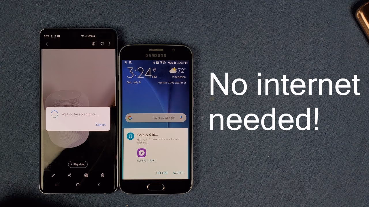 Can airdrop transfer files from iPhone to Samsung?