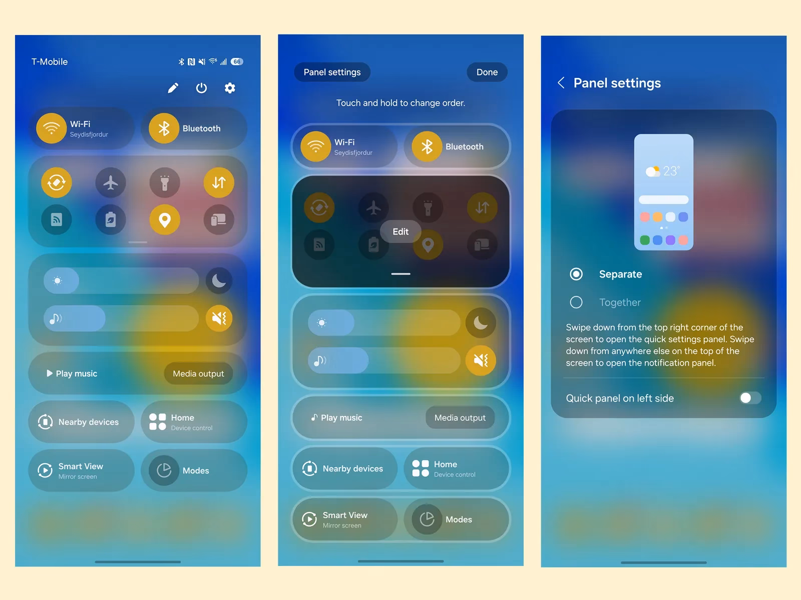 How do I enable multi control on my Samsung phone?