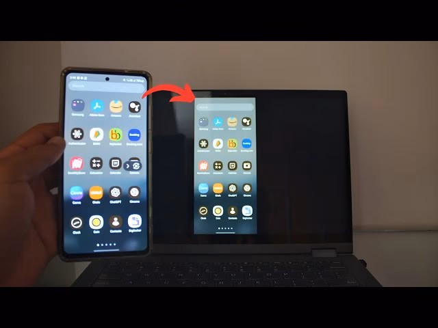 How to cast Samsung phone to PC?