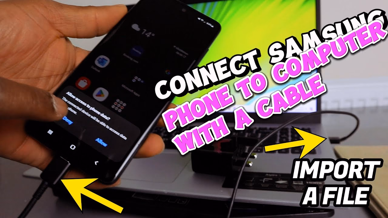 How do I connect my Samsung phone to Windows 10?