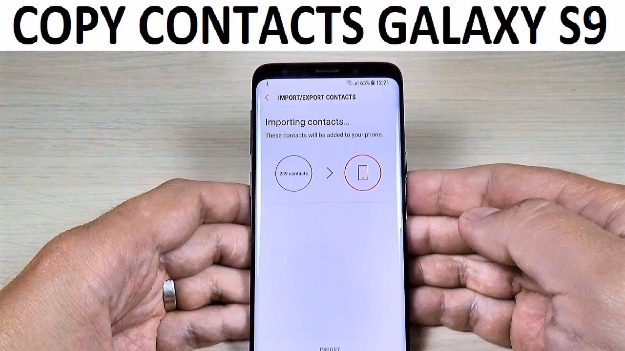 How do I backup contacts on my Samsung phone?