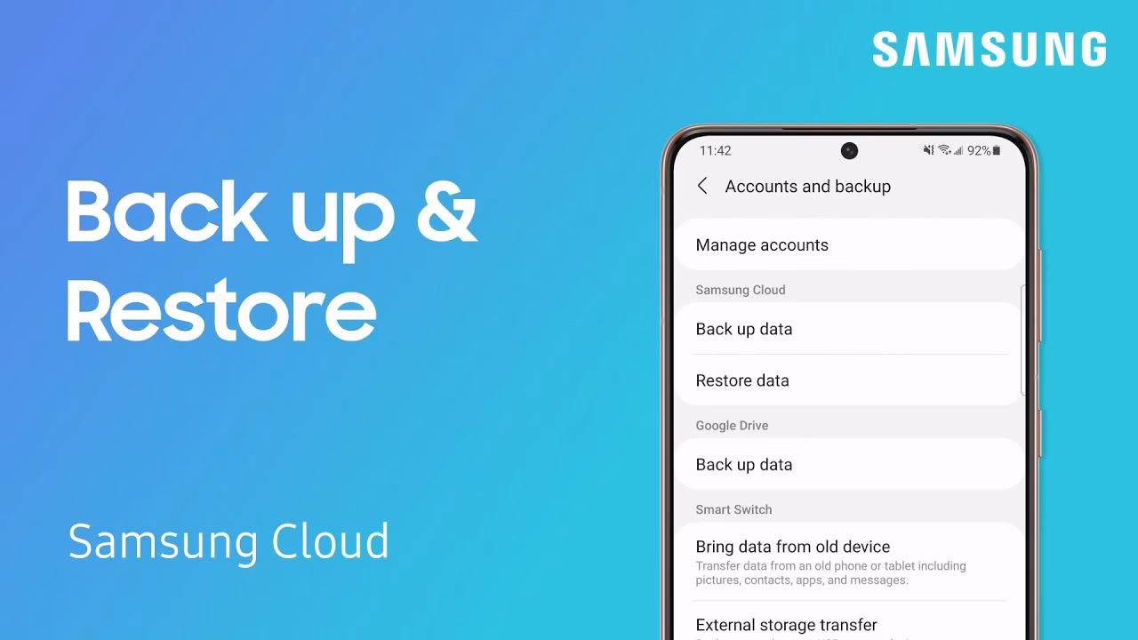 How do I backup my Samsung phone to a computer?