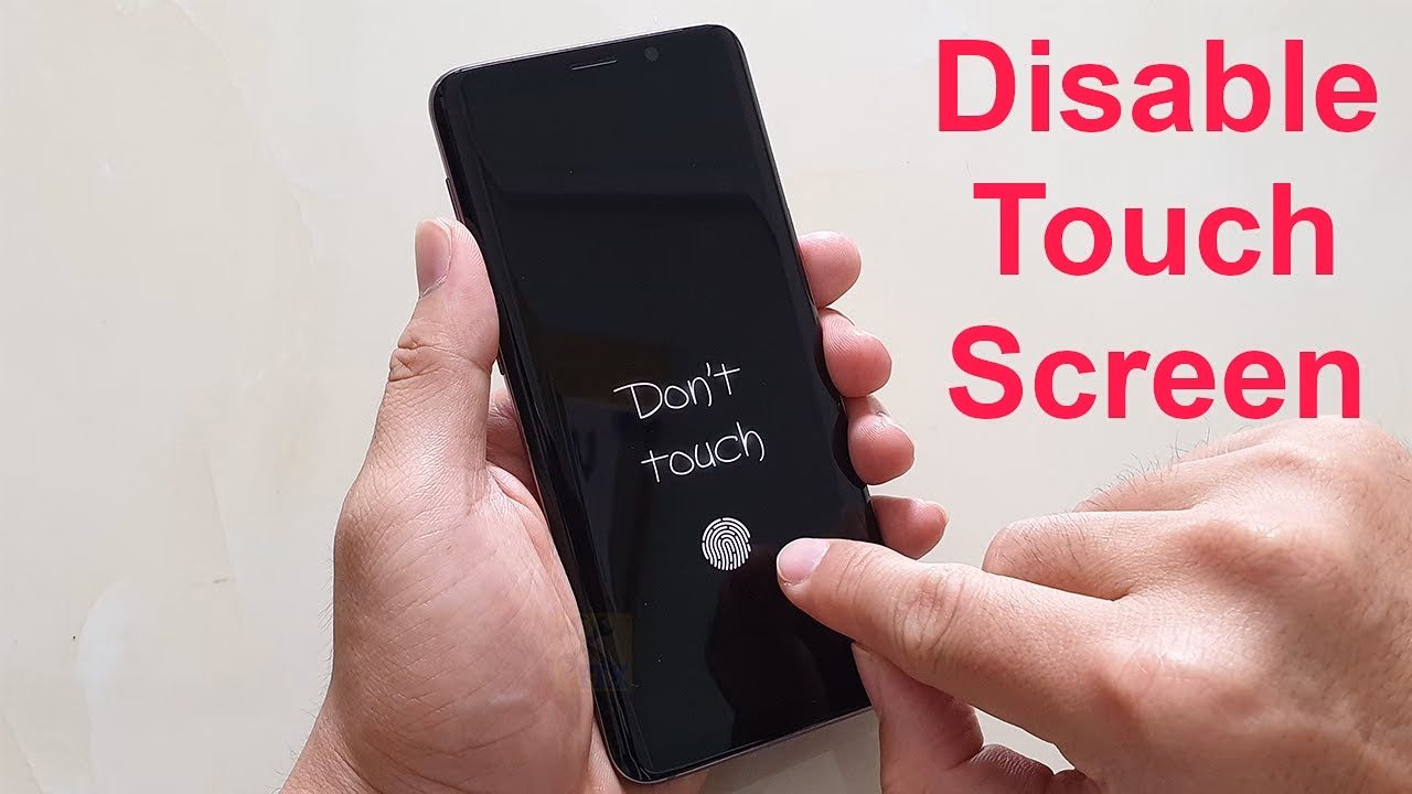How to disable touch screen on iPhone?