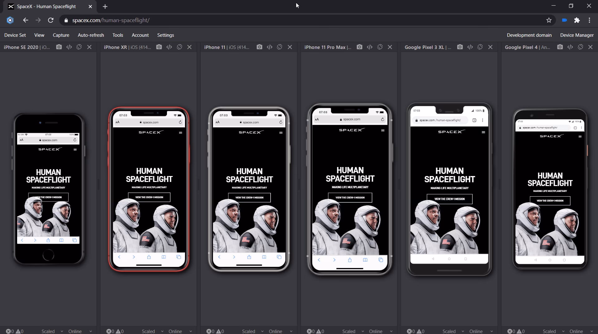 What phones have a viewport resolution (CSS)?