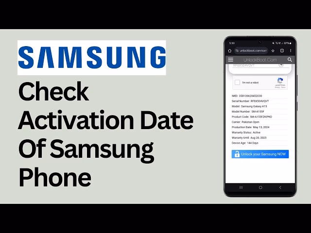 How do I know when my Android phone was activated?