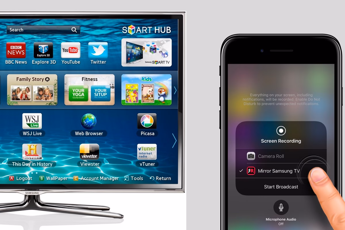 What is the Samsung Smart View app?