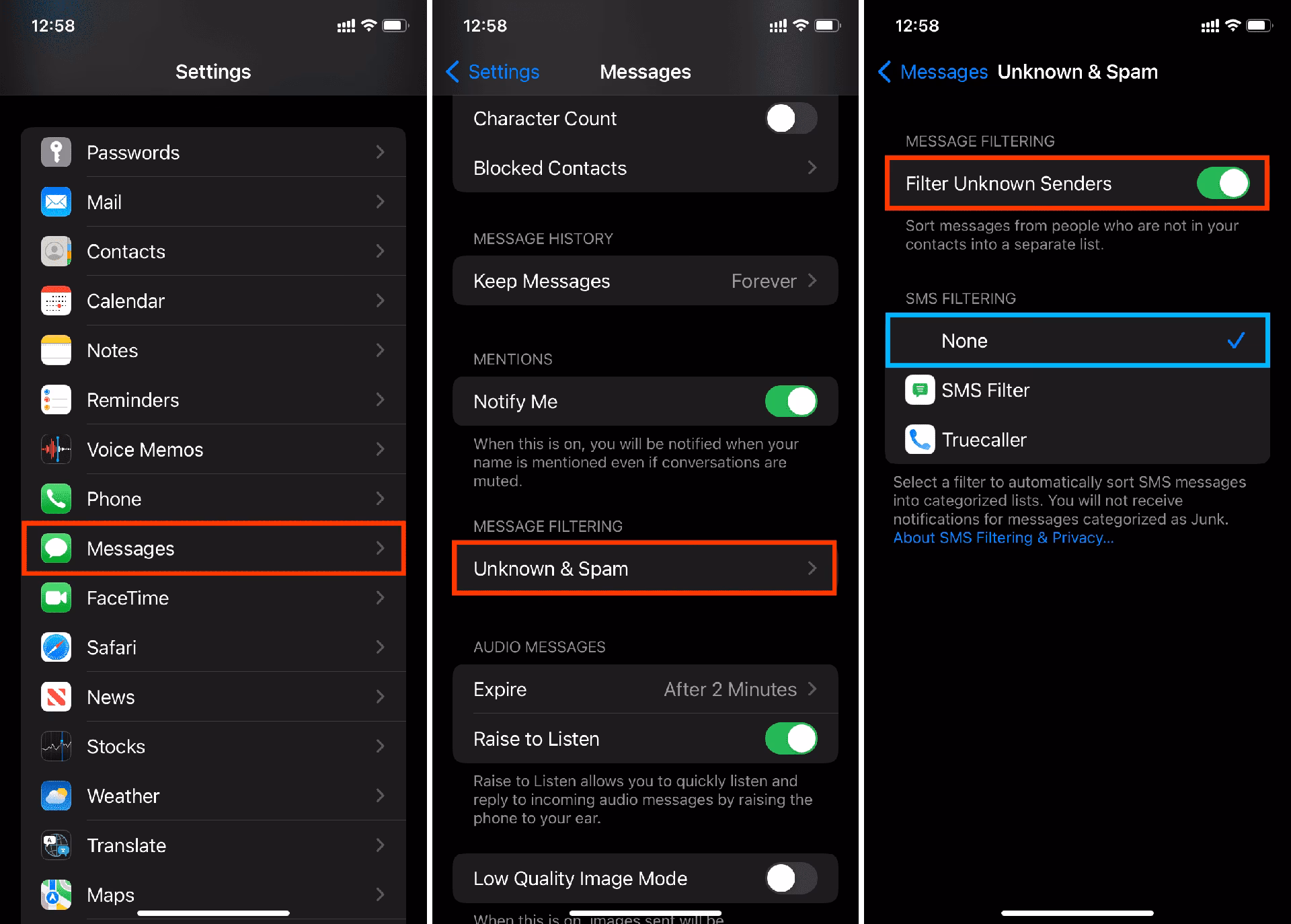How to save text messages to SIM card?