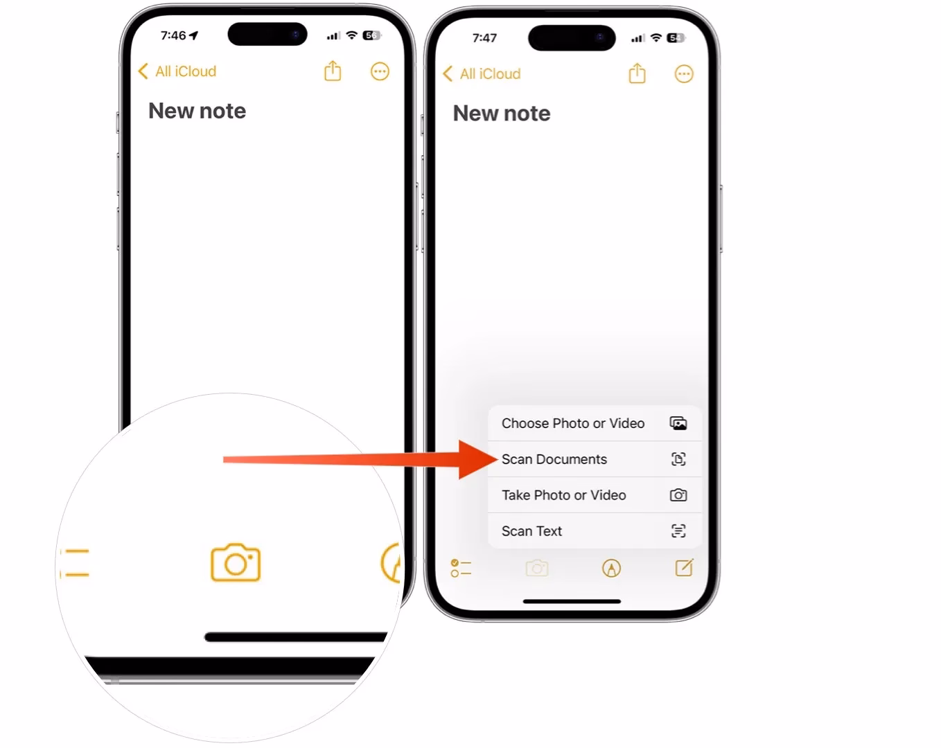 Can iPhone be used as a scanner?