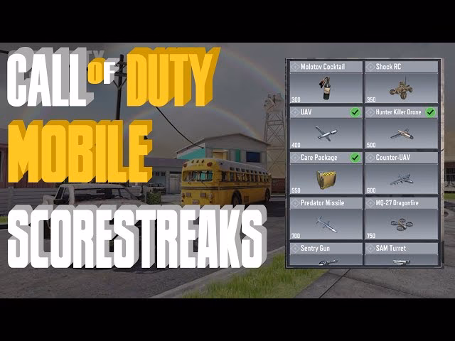 What is a scorestreak in Call of Duty Mobile?