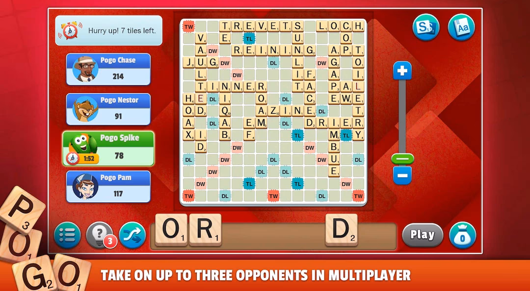 Does Scrabble mobile have multiplayer?
