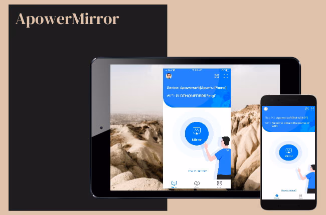 How to use screen mirroring app on Android tablet?