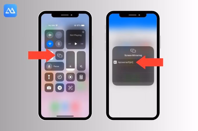 How can I mirror my iPhone to a Sony TV?
