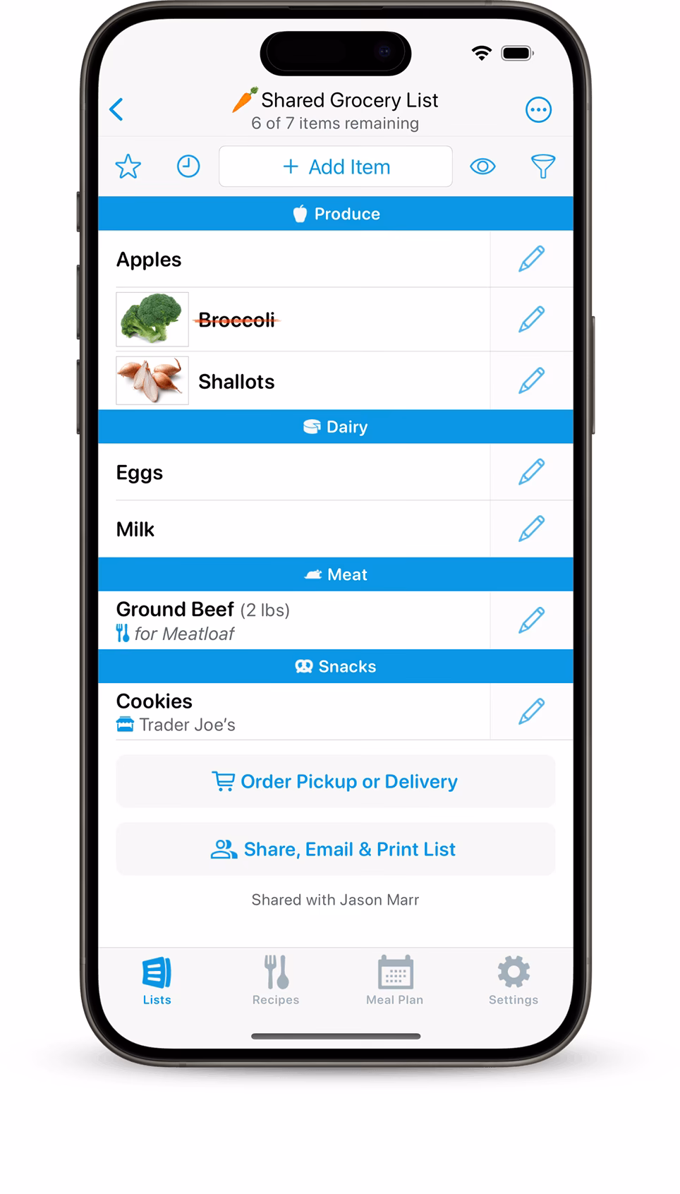 How can shared grocery list apps save you time & money?