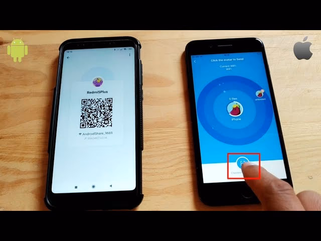 How to transfer files from Android to iPhone using SHAREit?